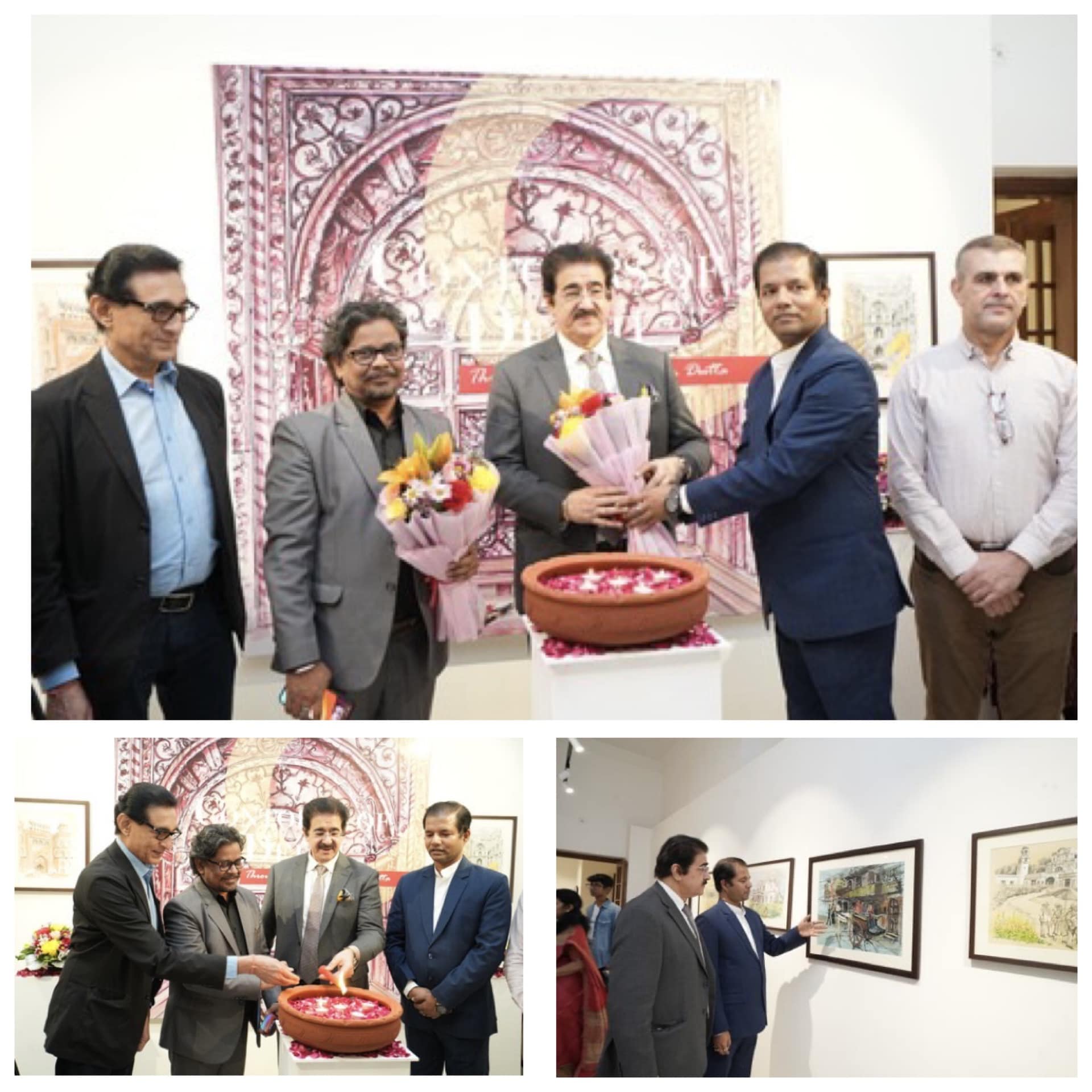 Contours of Delhi’ Exhibition by Soumen Dutta Inaugurated at Travancore Palace