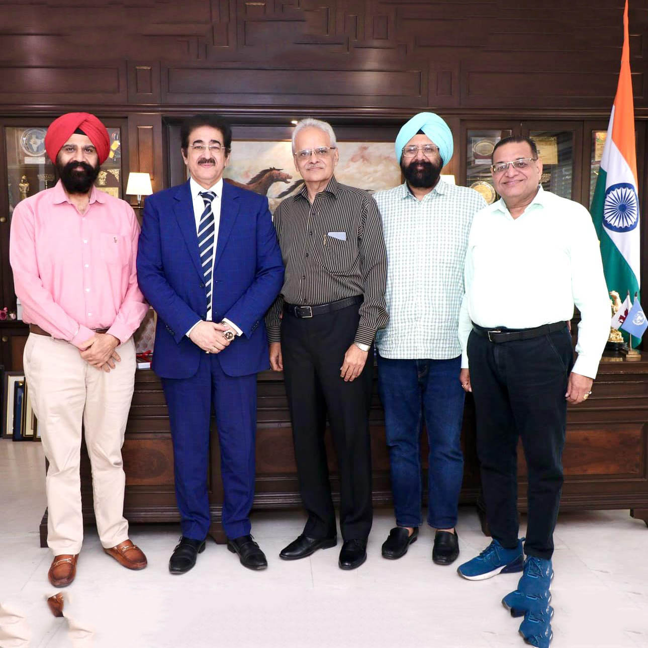 Delegation of Motion Picture Association Visits Marwah Studios at Noida Film City