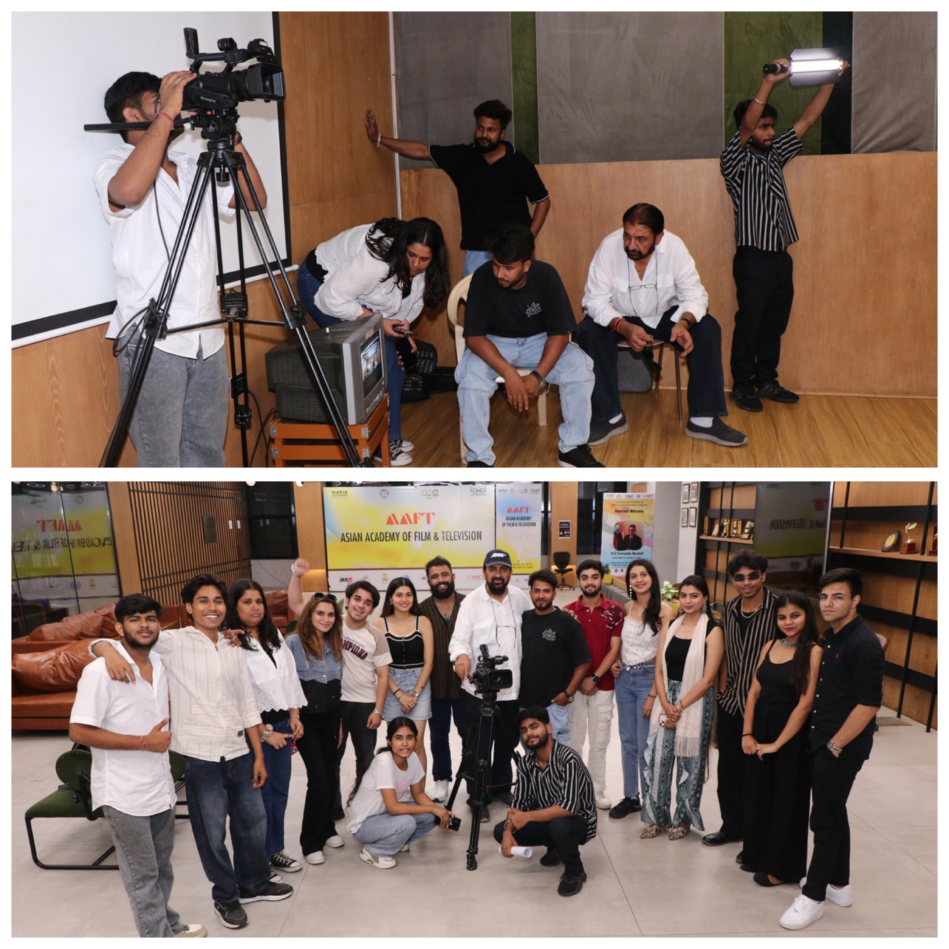 Camera Workshop by Renowned Cinematographer Sanjay Datani at AAFT