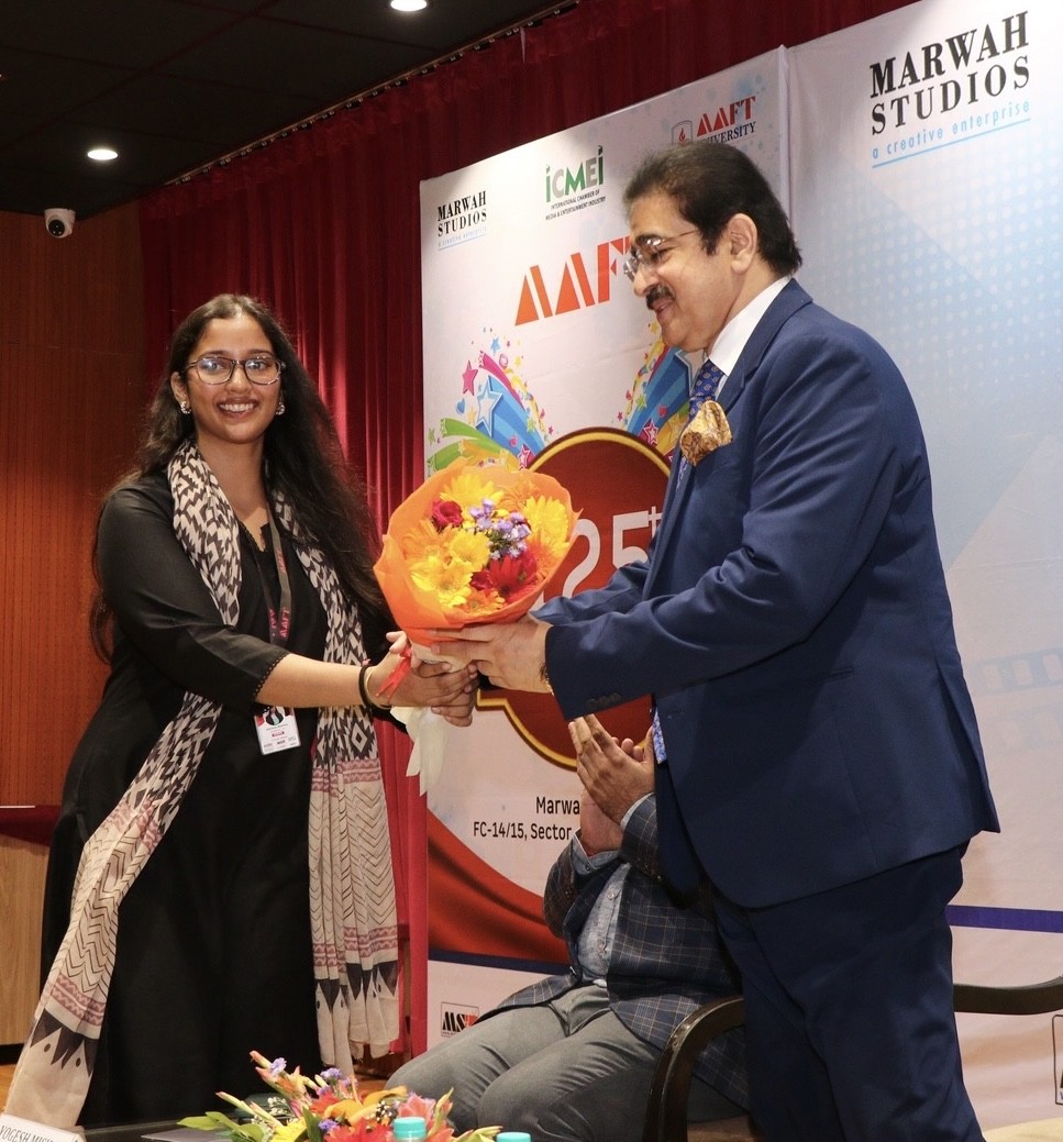 Dr. Sandeep Marwah Inspires 125th Batch of AAFT with a Powerful Masterclass on Vision, Legacy, and Global Excellence