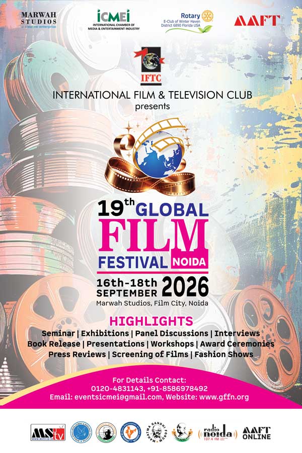 19th Global Film Festival Noida 2026 Official Poster