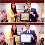 Suriname Ambassador H.E. Hanisha Jairam Honoured with Hindi Cinema Samarthak at 19th Global Film Festival